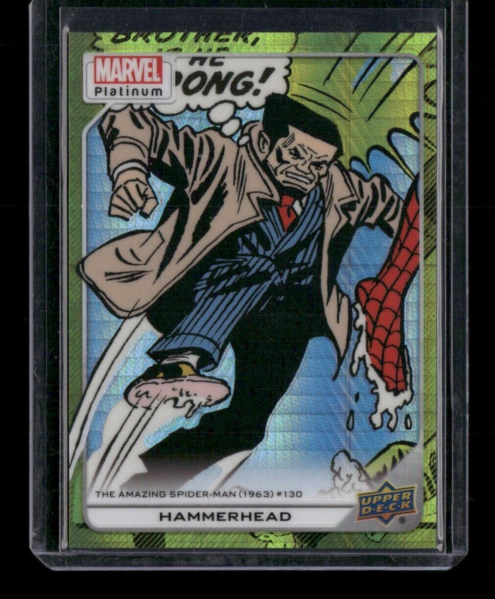 Hammerhead #132 Yellow Spotlight /399 Upper Deck 2023 Marvel Platinum