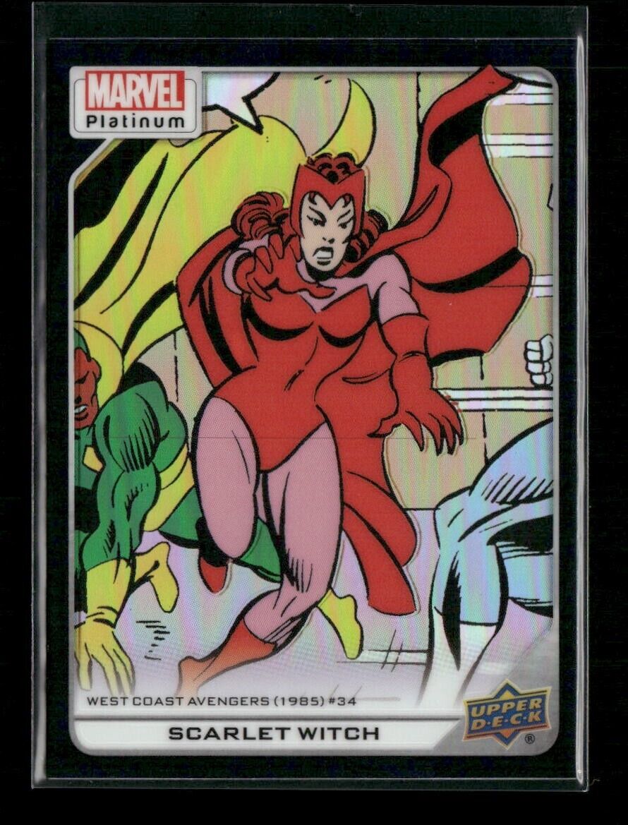 Scarlet Witch #106 Teal Wave /799 Upper Deck 2023 Marvel Platinum