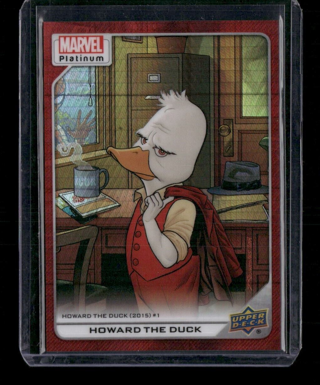 Howard The Duck #115 Red Prism /199 Upper Deck 2023 Marvel Platinum