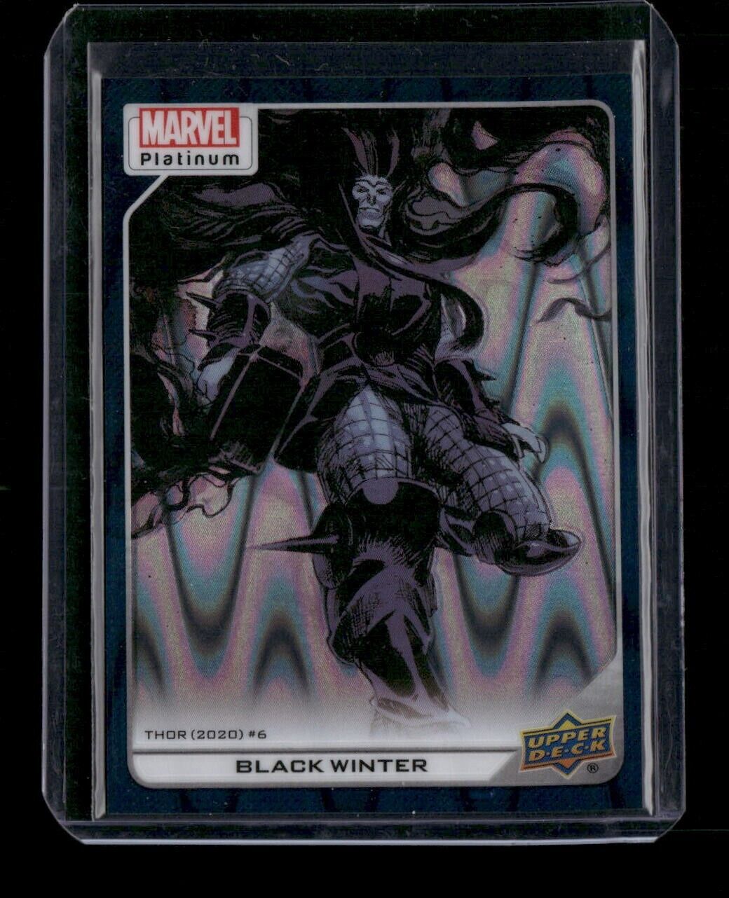 Black Winter #127 Teal Wave /799 Upper Deck 2023 Marvel Platinum