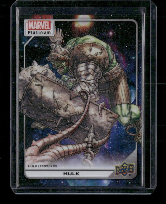 Hulk #145 Cosmic /25 Upper Deck 2023 Marvel Platinum
