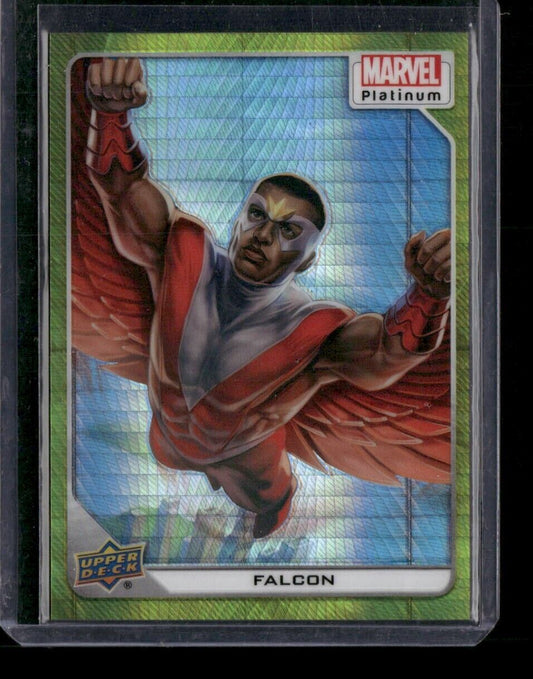 Falcon #69 Yellow Spotlight /399 Upper Deck 2023 Marvel Platinum