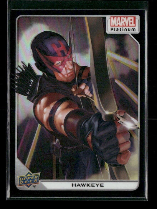 2023 Upper Deck Marvel Platinum Hawkeye #18 Black Rainbow