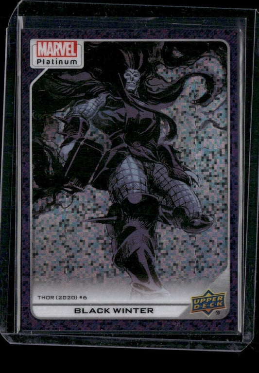 Black Winter #127 Purple Pixels /35 Upper Deck 2023 Marvel Platinum