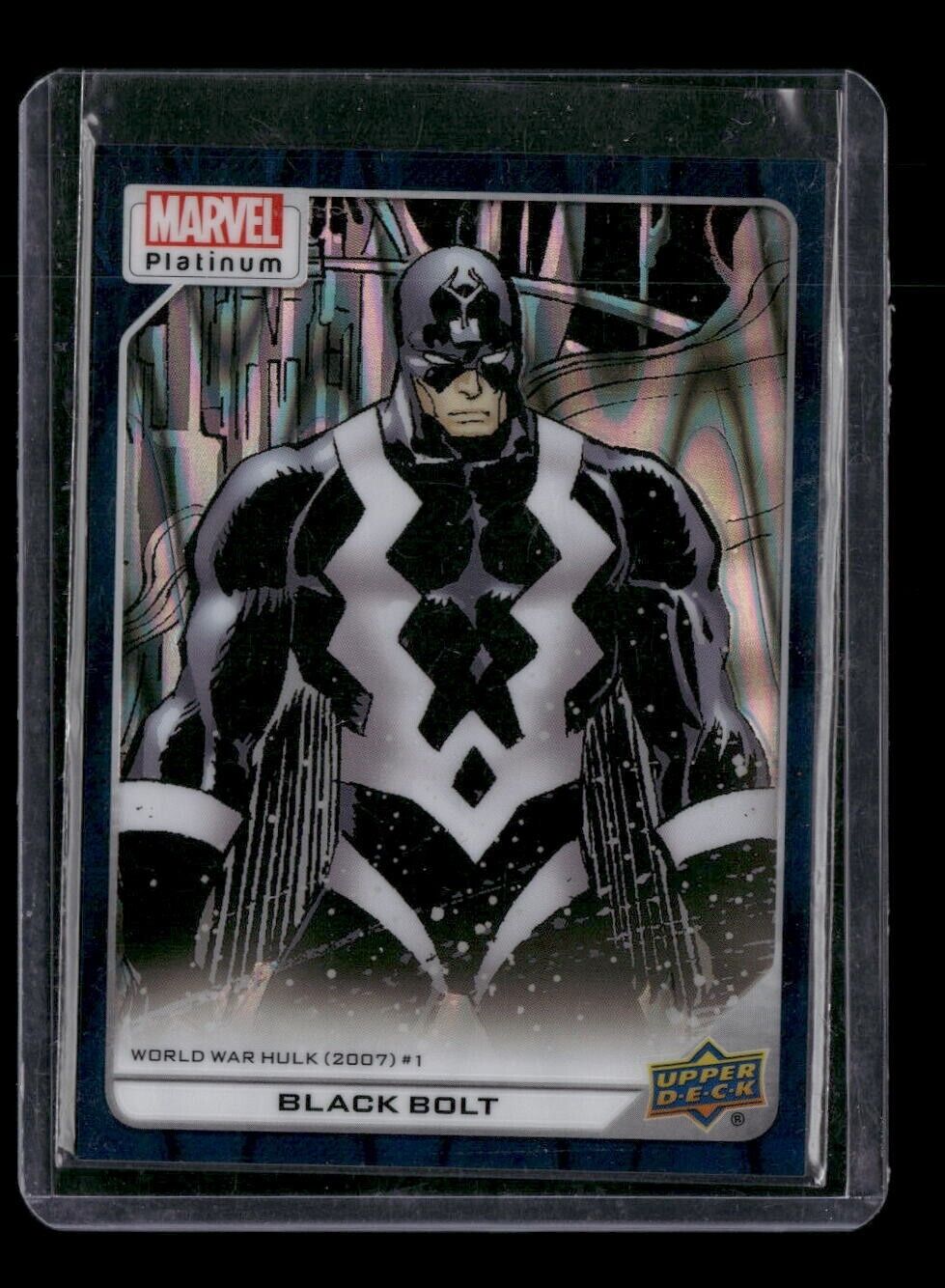 Black Bolt #198 Teal Wave /799 Upper Deck 2023 Marvel Platinum