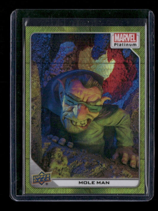 Mole Man #5 Yellow Spotlight /399 Upper Deck 2023 Marvel Platinum