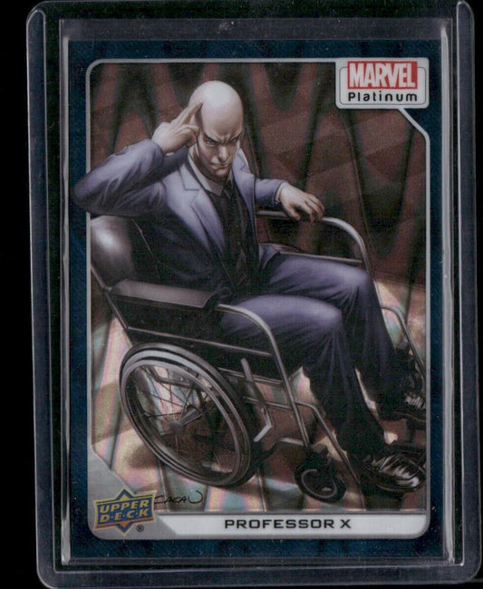 Professor X #62 Teal Wave /799 Upper Deck 2023 Marvel Platinum