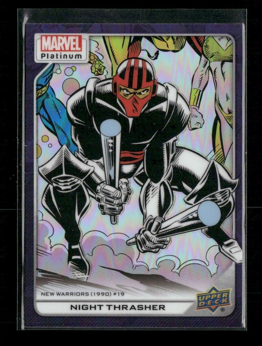 2023 Upper Deck Marvel Platinum Night Thrasher #196 Purple Rainbow