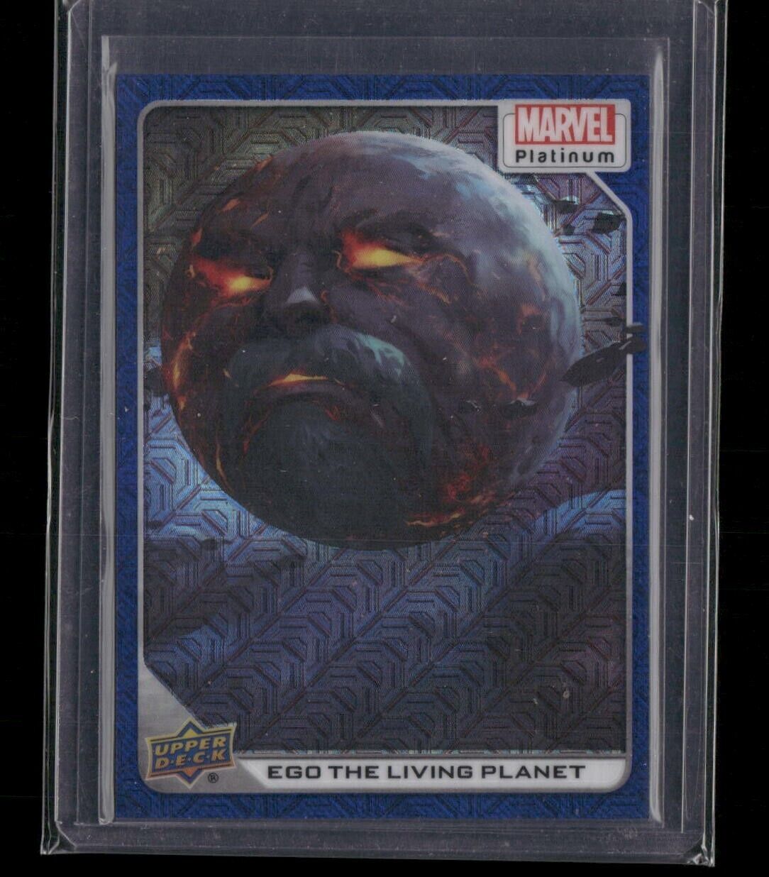 Ego The Living Planet #76 Blue Traxx /499 Upper Deck 2023 Marvel Platinum