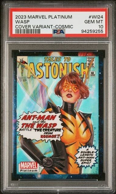 Wasp WI24 Cosmic Cover Variant /25 PSA 10 Upper Deck 2023 Marvel Platinum