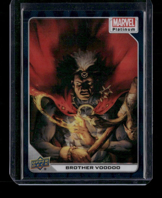 Brother Voodoo #33 Teal Wave /799 Upper Deck 2023 Marvel Platinum