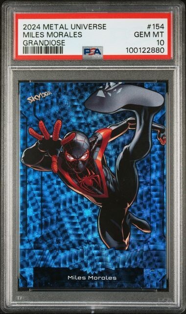 Miles Morales #154 Grandoise PSA 10 2024 Marvel Metal Avengers