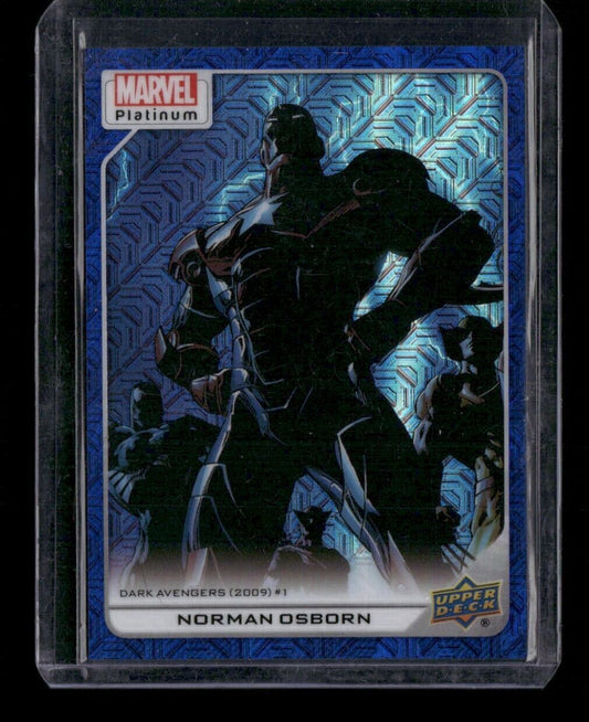 Norman Osborn #110 Blue Traxx /499 Upper Deck 2023 Marvel Platinum