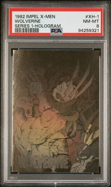 Wolverine #XH-1 PSA 8 Series 1 Hologram 1992 Impel Marvel Universe X-Men