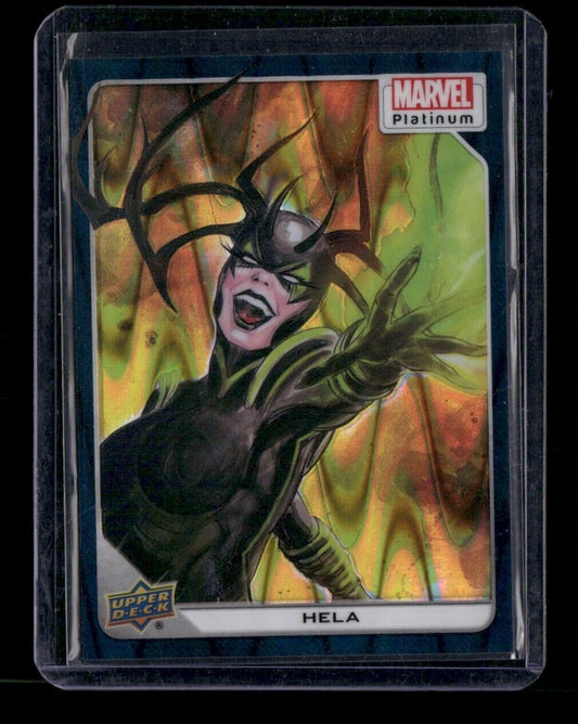 Hela #31 Teal Wave /799 Upper Deck 2023 Marvel Platinum