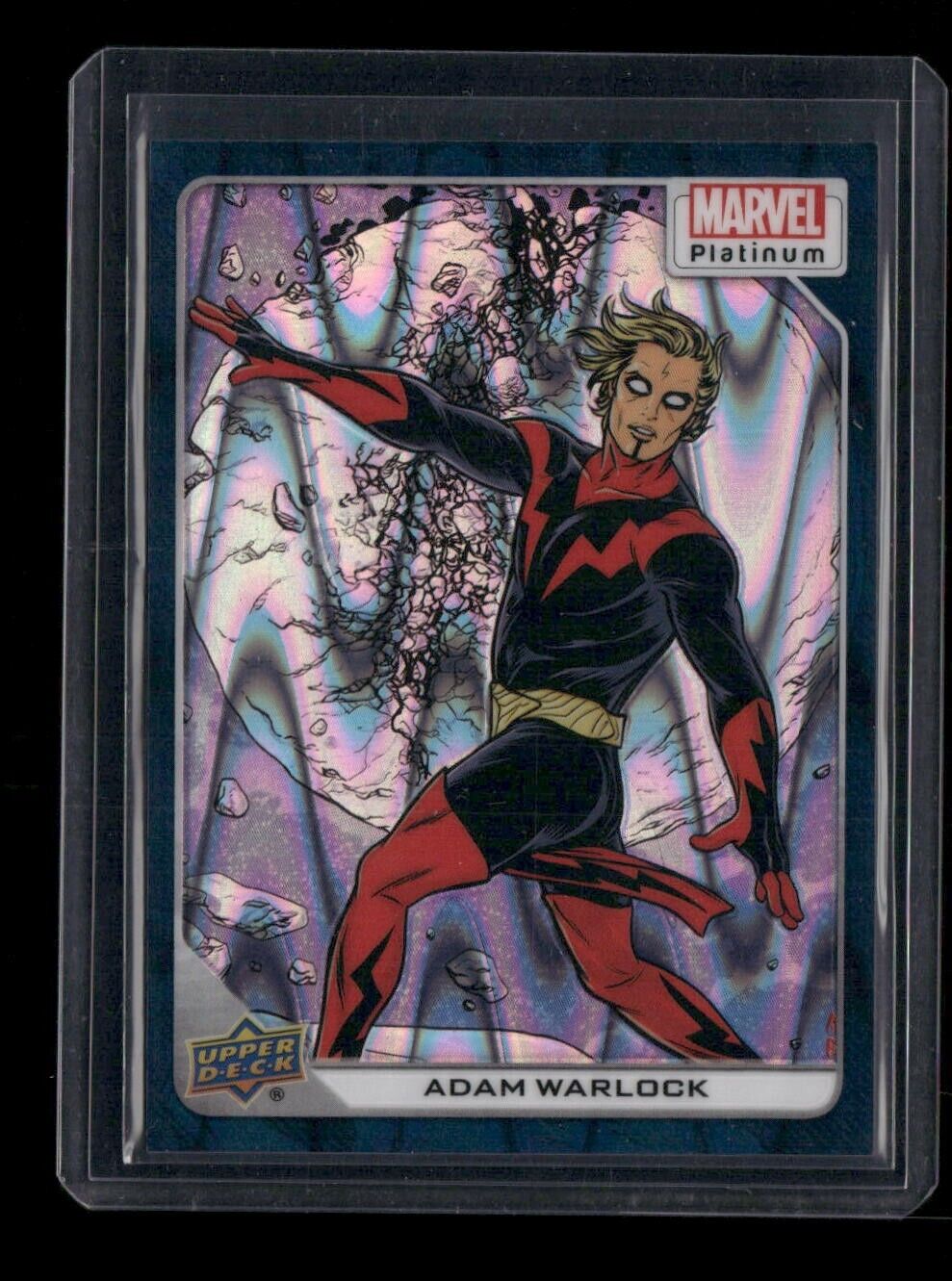 Adam Warlock #99 Teal Wave /799 Upper Deck 2023 Marvel Platinum