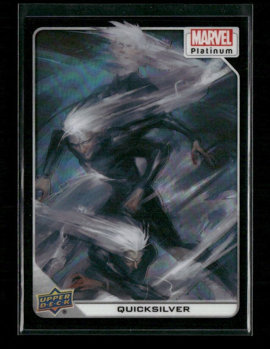 2023 Upper Deck Marvel Platinum Quicksilver #50 Black Rainbow