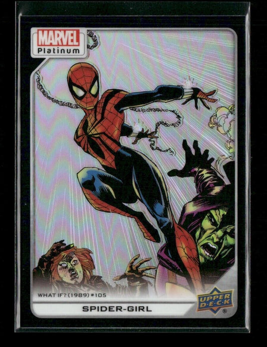 2023 Upper Deck Marvel Platinum Spider Girl #174 Black Rainbow