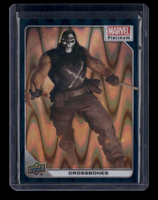 Crossbones #19 Teal Wave /799 Upper Deck 2023 Marvel Platinum