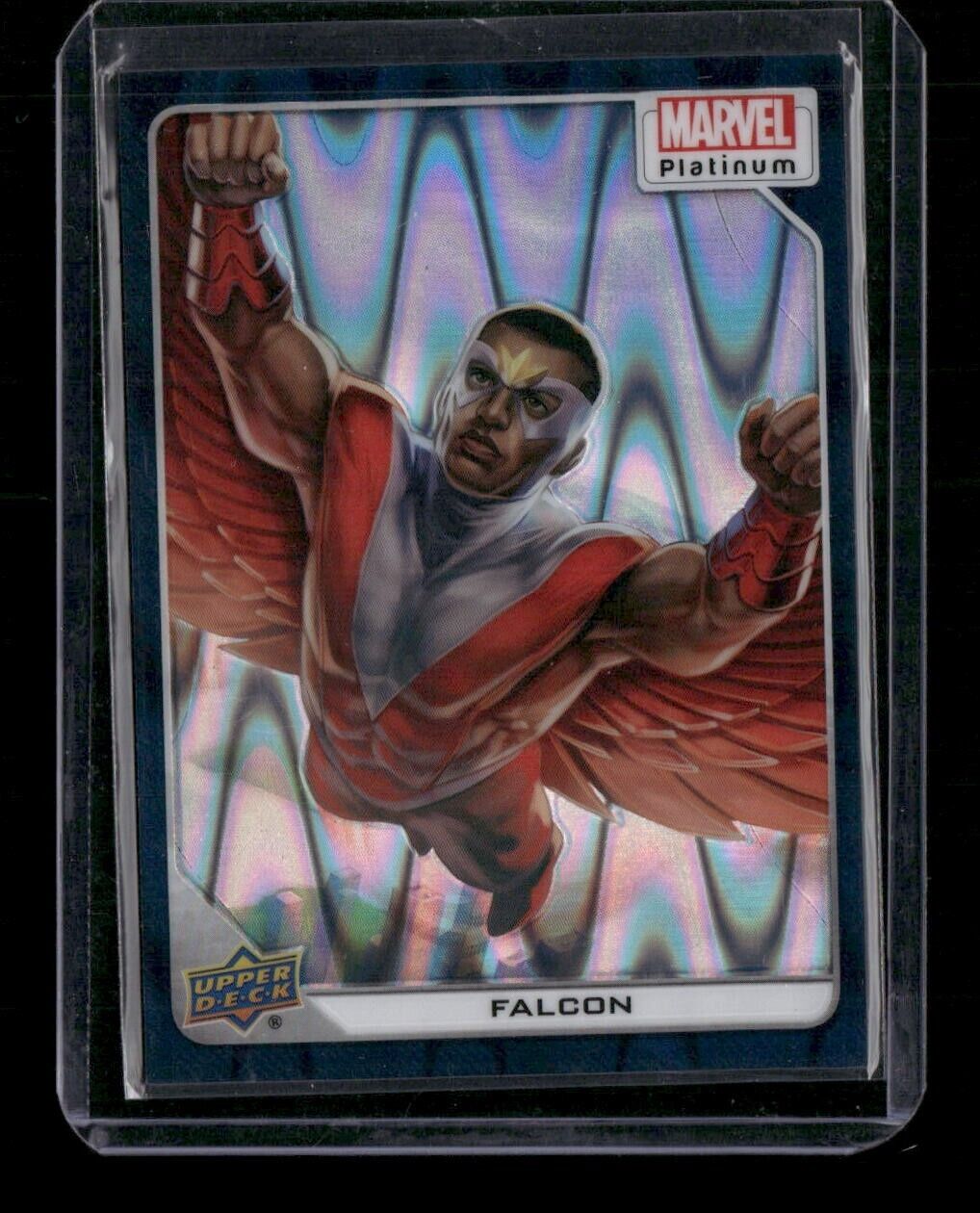 Falcon #69 Teal Wave /799 Upper Deck 2023 Marvel Platinum