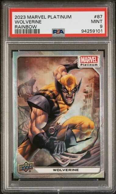 Wolverine #87 Rainbow PSA 9 Upper Deck 2023 Marvel Platinum