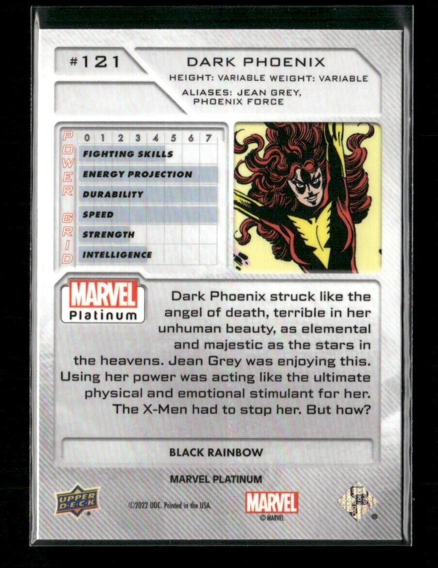 2023 Upper Deck Marvel Platinum Dark Phoenix #121 Black Rainbow