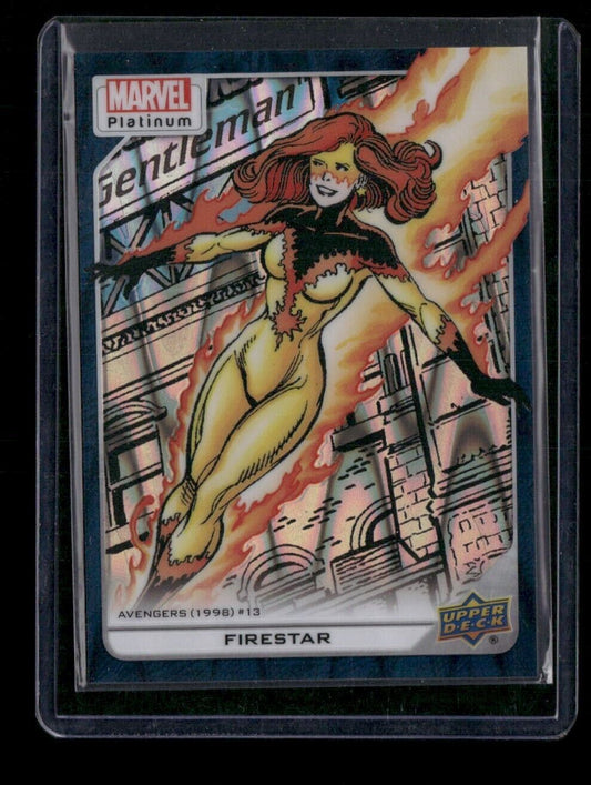 Firestar #149 Teal Wave 592/799 Upper Deck 2023 Marvel Platinum Card