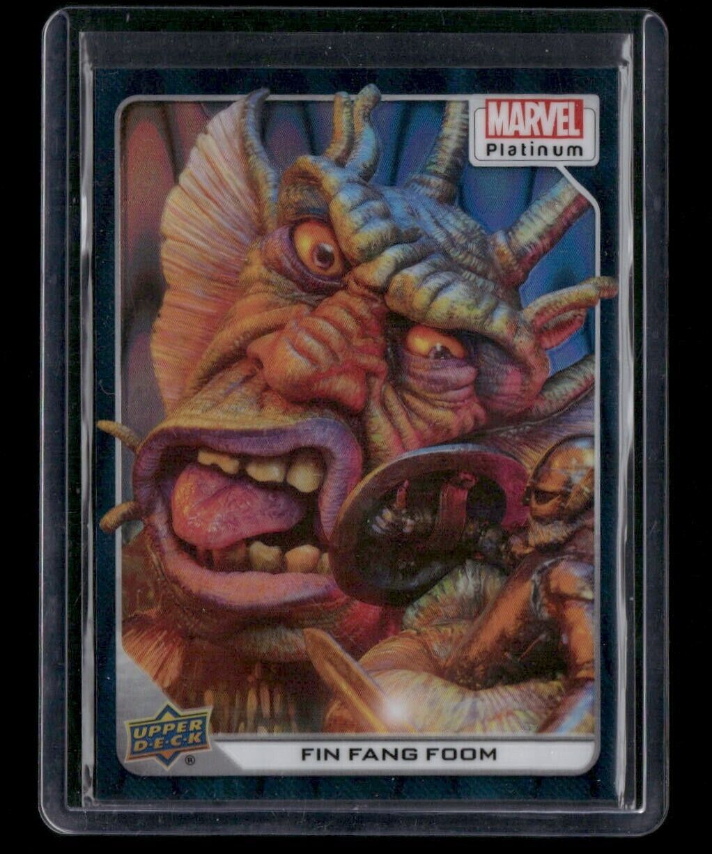 Fing Fang Foom #4 Teal Wave /799 Upper Deck 2023 Marvel Platinum