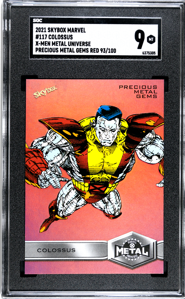 Colossus #117 SGC 9 Red Precious Metal Gems /100 PMG 2021 Marvel Metal X-Men