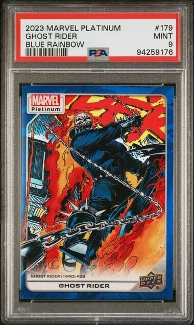 Ghost Rider #179 Blue Rainbow PSA 9 Upper Deck 2023 Marvel Platinum