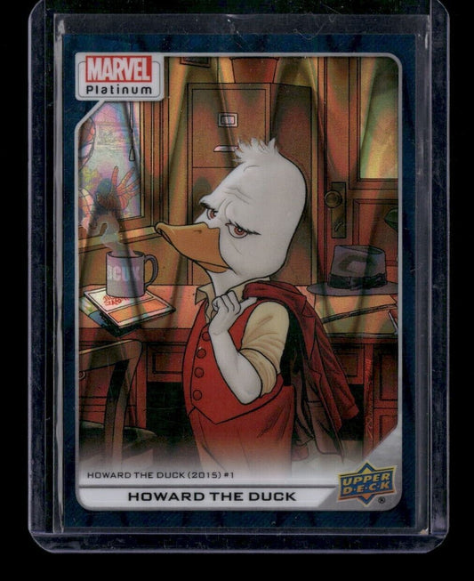 Howard The Duck #115 Teal Wave /799 Upper Deck 2023 Marvel Platinum