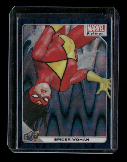 Spider-Woman #42 Teal Wave /799 Upper Deck 2023 Marvel Platinum