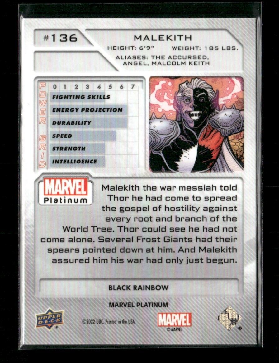 Malekith #136 Teal Wave /799 Upper Deck 2023 Marvel Platinum