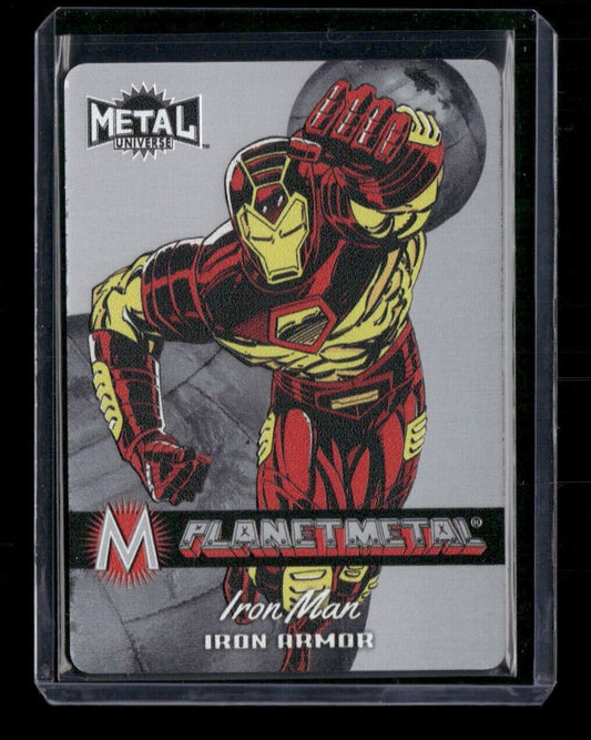 Iron Man PM-18 Planet Metal Iron Armor 2024 Upper Deck Marvel Metal Avengers