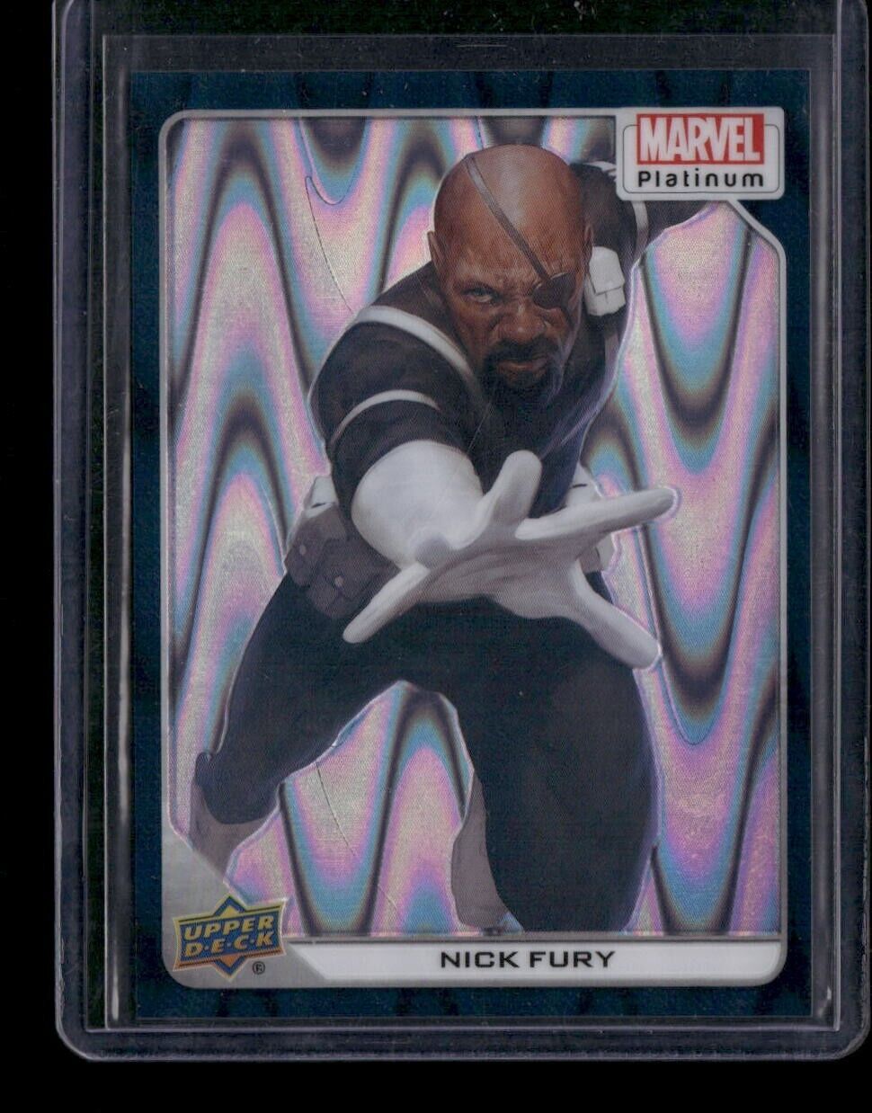 Nick Fury #20 Teal Wave /799 Upper Deck 2023 Marvel Platinum