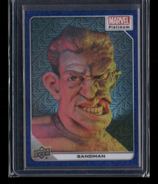 Sandman #3 Blue Traxx /499 Upper Deck 2023 Marvel Platinum