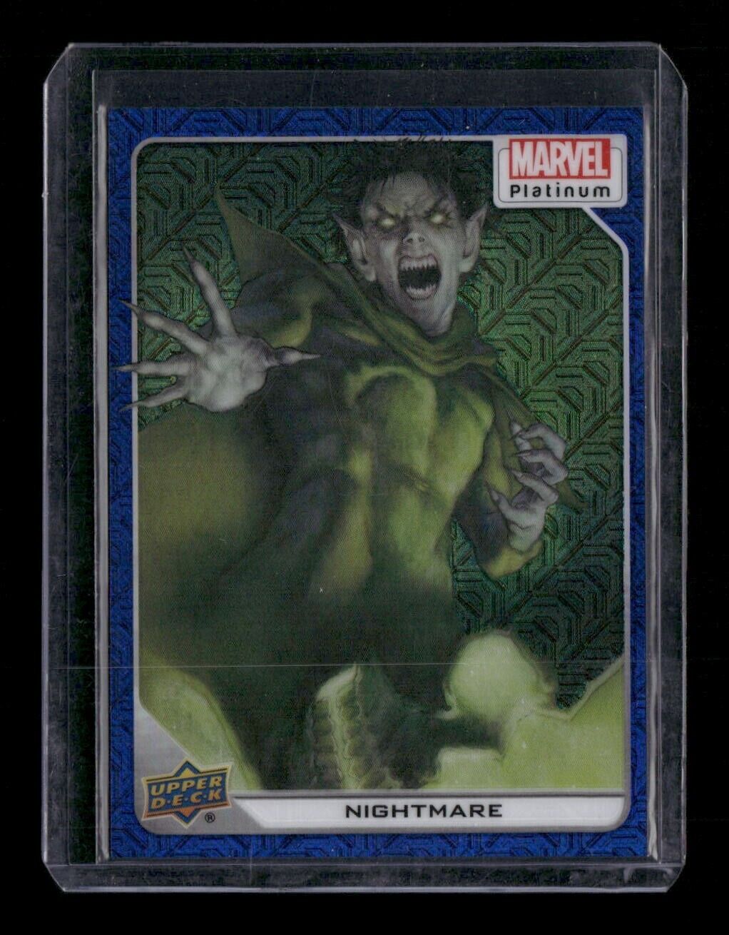 Nightmare #47 Blue Traxx /499 Upper Deck 2023 Marvel Platinum