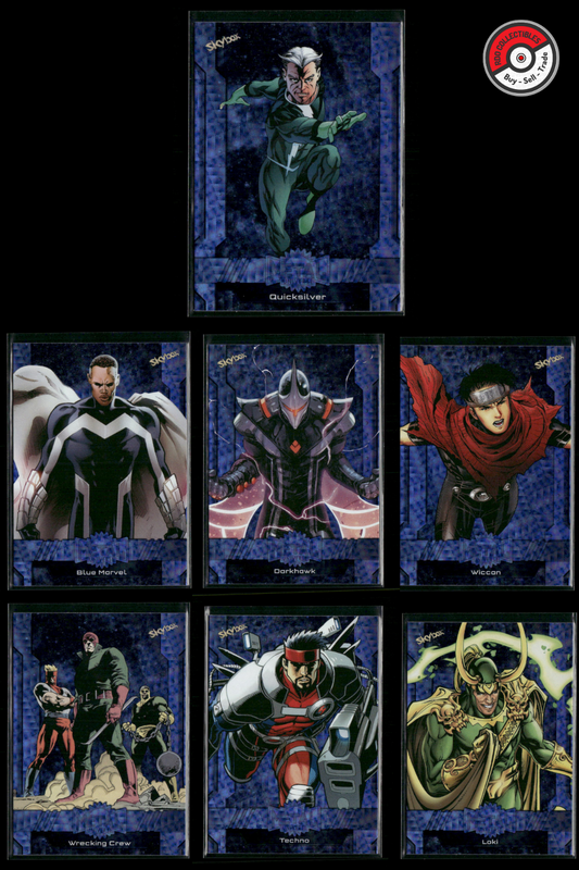 Grandiose Lot (7) Darkhawk & More 2024 Upper Deck Marvel Metal Avengers