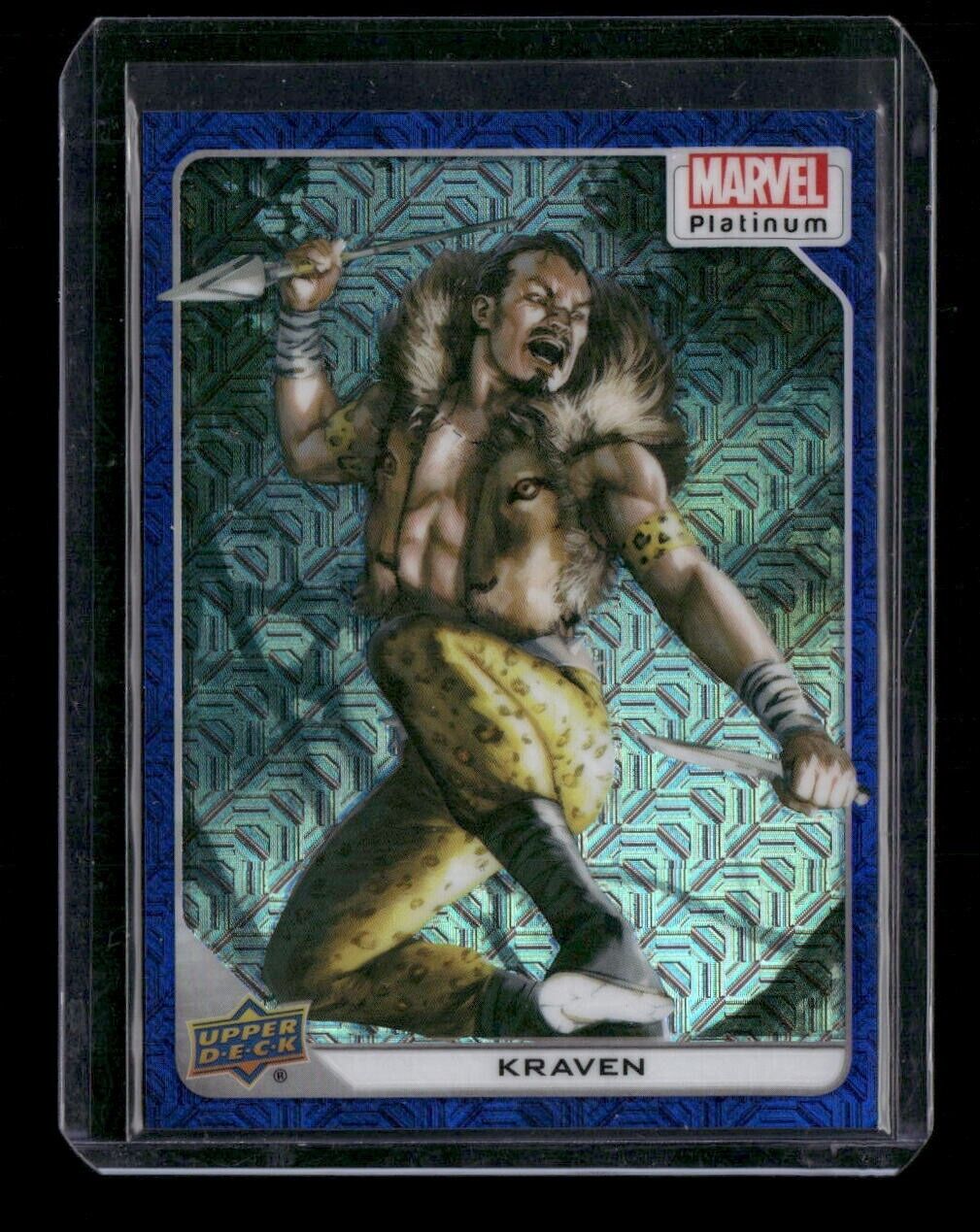 Kraven #58 Blue Traxx /499 Upper Deck 2023 Marvel Platinum