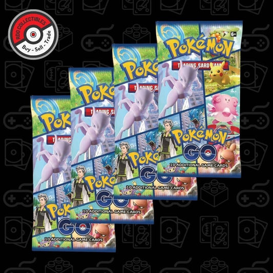 Pokemon GO Booster Pack - Lot of 4 Packs