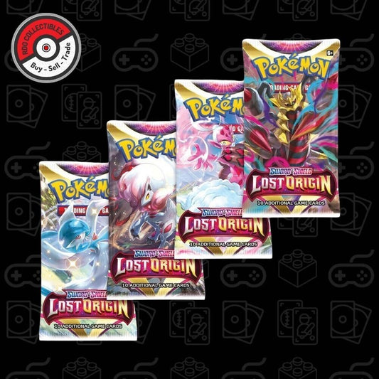 Pokemon Lost Origin Booster Pack Art Set (4 Packs)