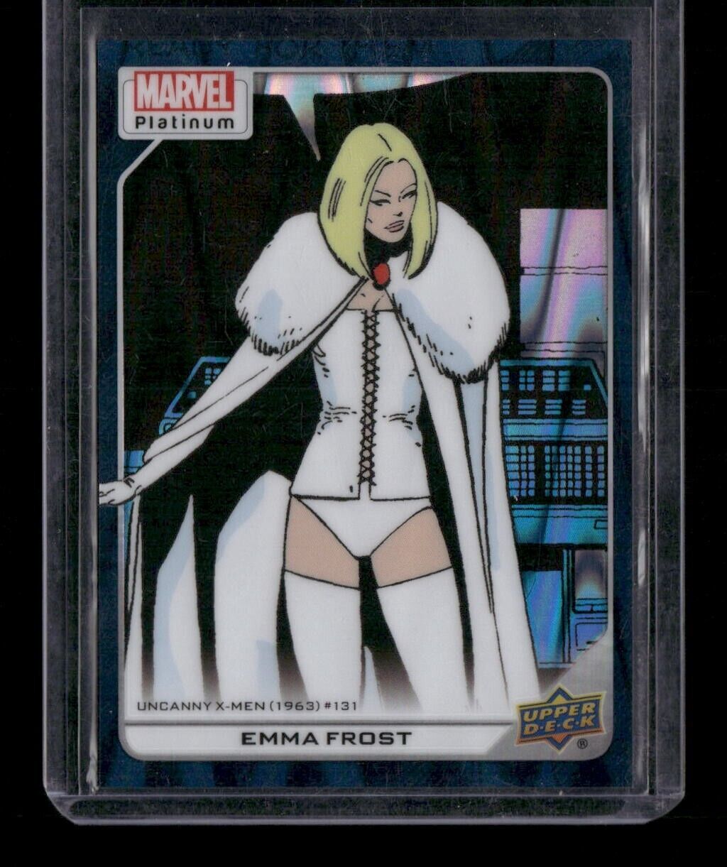 Emma Frost #117 Teal Wave /799 Upper Deck 2023 Marvel Platinum