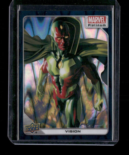 Vision #16 Teal Wave /799 Upper Deck 2023 Marvel Platinum