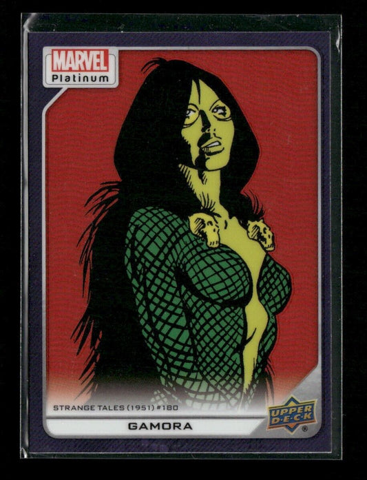 2023 Upper Deck Marvel Platinum Gamora #140 Purple Rainbow