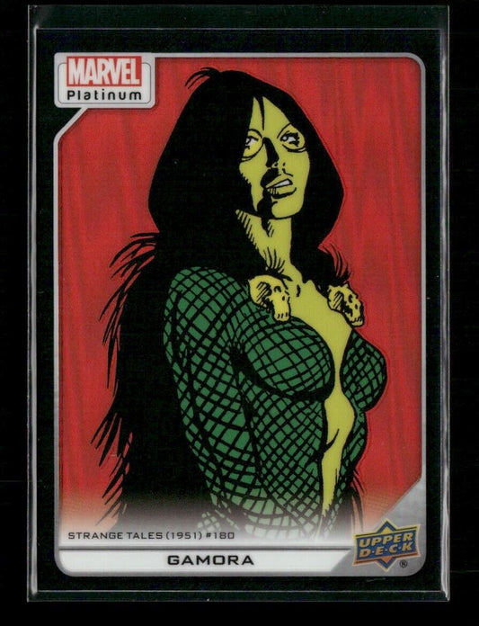 2023 Upper Deck Marvel Platinum Gamora #140 Black Rainbow