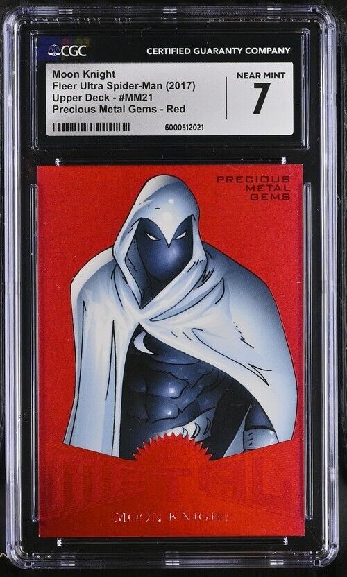 Moon Knight #MM21 CGC 7 PMG Red Precious Metal Gems /99 Fleer Ultra Spider-Man