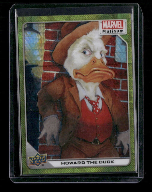 Howard the Duck #41 Yellow Spotlight /399 Upper Deck 2023 Marvel Platinum