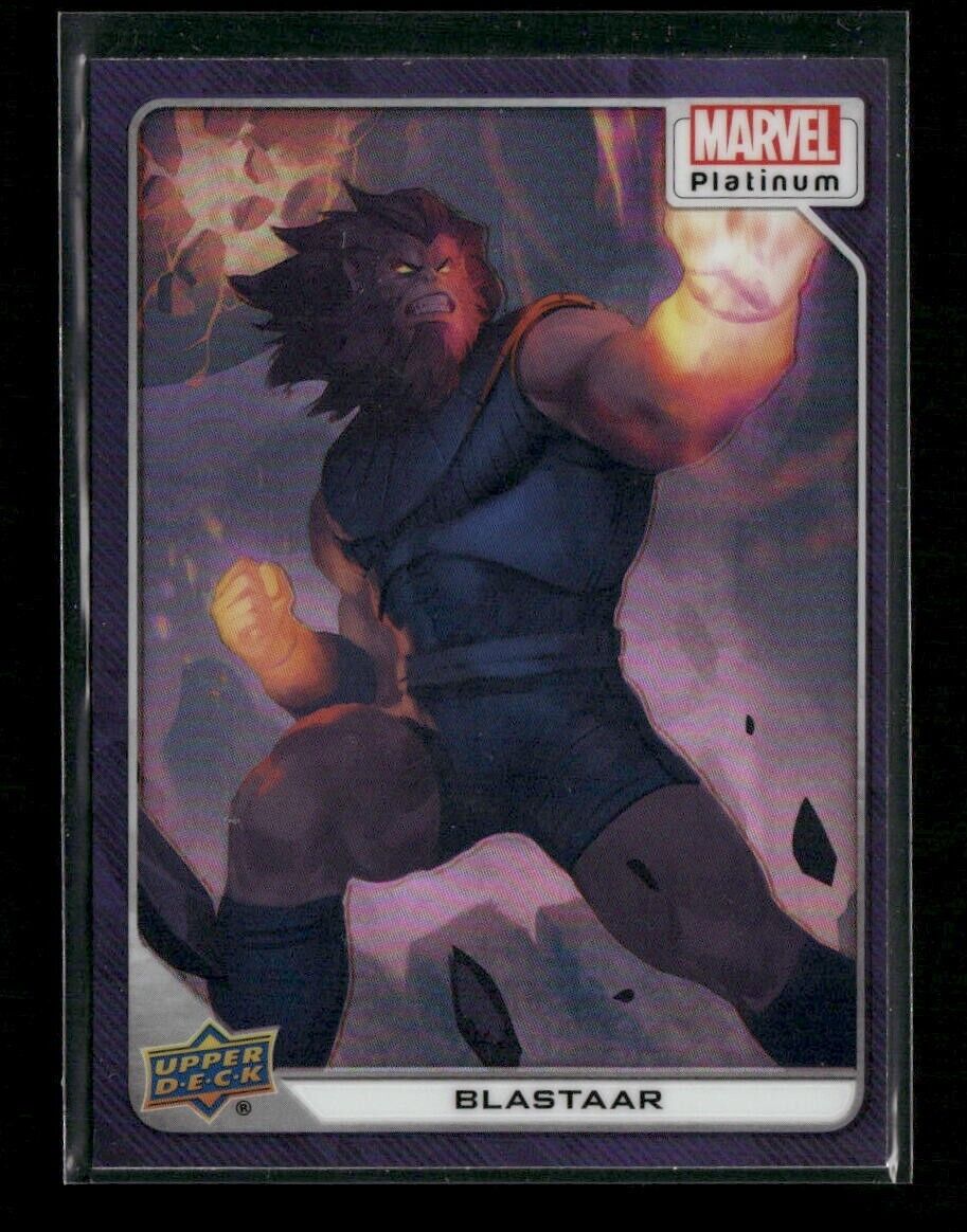 2023 Upper Deck Marvel Platinum Blastaar #78 Purple Rainbow