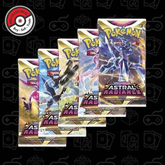 Pokemon Astral Radiance Booster Pack Art Set (5 Packs)