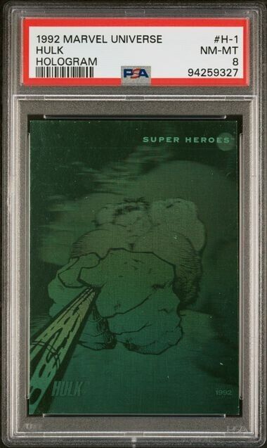 Hulk #H-1 PSA 8 Hologram 1992 Impel Marvel Universe